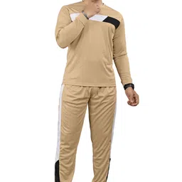 srushtii fashion Men Top & Pyjama Set Beige Self Design-picture-47