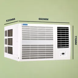 blue star 2024 Model 2 Ton 3 Star Window AC- Ivory image 4