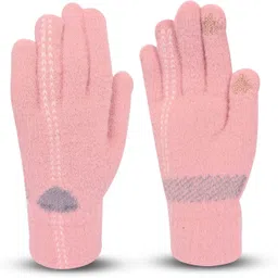 desoria Solid, Self Design, Printed Winter Women Gloves-picture-18