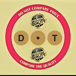 d o t C/T08 Premium Quality White Marble commode with Yellow Finishing Line and Round Flush Button Western Commode image 5