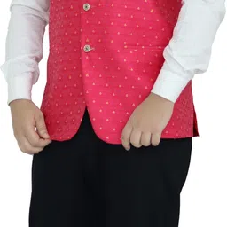 aljaami Printed Men Waistcoat image 3
