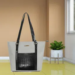 nariox Women Grey, Black Messenger Bag image 1