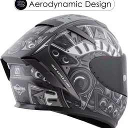 steelbird SA-2 Terminator 2.0 Aerodynamic Full Face Helmet Motorbike Helmet image 5