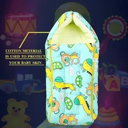 rumpes 3 in 1 Baby Bed, Baby Bedding for New Born & Carry Nest, Cotton Sleeping Bag Sleeping Bag image 3