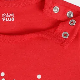 MINI KLUB Infants Pack Of 2 Printed Cotton Bodysuits image 5