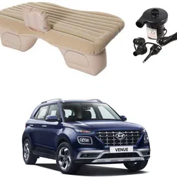 oshotto Car Travel Inflatable Bed Mattress with Two Air Pillows For Hyundai Venue Car Inflatable Bed-picture-35