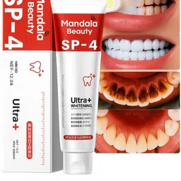 mandala beauty SP-4 Ultra Whitening Probiotic Toothpaste for men and women Toothpaste A47 Toothpaste image 1