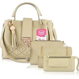 sgm fashion Women Beige Messenger Bag - Mini-picture-12