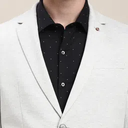 turtle Men Solid Single Breasted Casual Blazer image 5