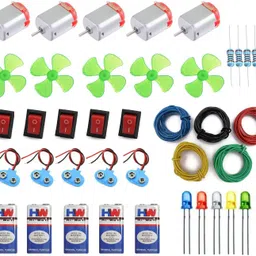 sg flash SG kit includes everything kids need to build five basic science projects Electronic Components Electronic Hobby Kit image 1