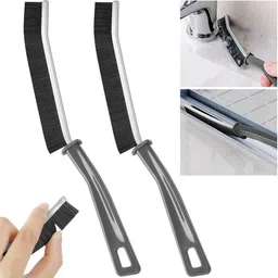 mujapara Multifunctional Gap Cleaning Brush Microfibre Wet and Dry Brush image 1