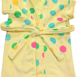 little monkeys Yellow Medium Bath Robe-picture-24