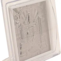 Spillbox Pure 999 Silver Idol|Pure Silver Idol for CarDashboard-Balaji(Small) Decorative Showpiece-7.5 cm image 3
