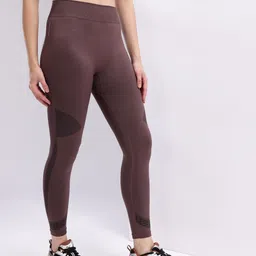 hrx by hrithik roshan Solid Women Black Tights image 2