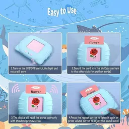 countrylink Colorful Double-Sided Flash Cards 224 Words Montessori Learning Toy for Kids image 4