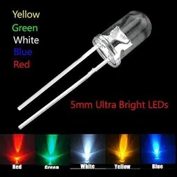trring 100 Pics 5mm 3in1 RGB Auto Flashing LED slow flash and fast flash auto changing Light Electronic Hobby Kit image 2