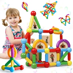STEM Magnetic Building Blocks for Kids | 25 Pcs|Brain Development Toy for Age 2+-image-83