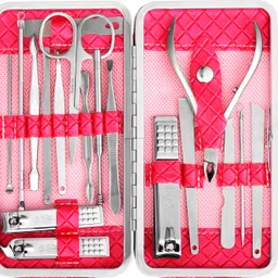 beaute secrets Manicure Pedicure kit for women & Men with Nail Filer/Beard,etc tool-picture-28