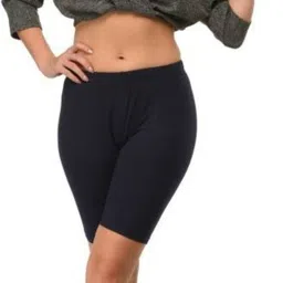 apraa Women Boy Short Black Panty image 4