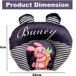 zobro Pillow for Newborn Baby Mustard Seeds Animals Baby Pillow Pack of 1 image 4