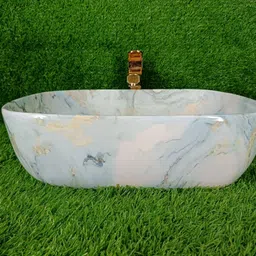 lofina ceramic Premium Designer Table Top Counter Top Wash Basin Ceramic Wash Basin DSM 1026 (L45XW32.5XH12.5 cm) Counter top Ceramic Wash Basin Table Top Basin Table Top Basin image 5