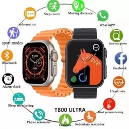 Satyam TRADERS T-800 Ultra Smart Watch With Wireless Charging And Sweatproof NX013 Smartwatch image 3