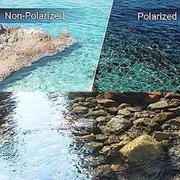 huvora Polarized, UV Protection Wayfarer, Retro Square, Sports Sunglasses (43) image 5