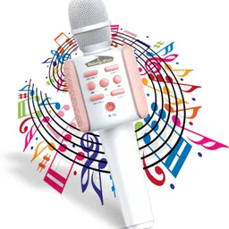 make ur wish Rechargeable Karaoke Wireless Mic For Singing With Recording Bluetooth Speaker Microphone-picture-17