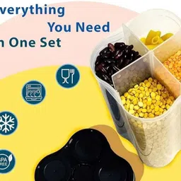 smmmenterprise Plastic Grocery Container - 2400 ml-picture-28