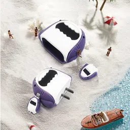 Augen Shark Cartoon 3D Protective Case for 20W iPhone USB-C Power Adapter Cable Cable Protector image 5