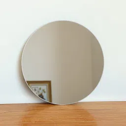 krelix 15 x 15 Inch Frameless Round Mirror Bathroom Mirror image 5