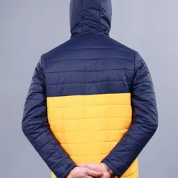 the indian garage co. Men Colorblock Puffer Jacket image 5