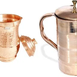 prishacraft 1.8 L Copper Water Jug-picture-38