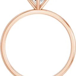 Sparkles Lab Grown Diamond 14kt Rose Gold ring image 3