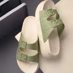 footox Slippers | Slides | Flipflop | Clogs | Ortho | Acupressure Women Flip Flops-picture-18