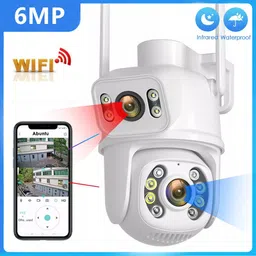 SIOVS WIFI CCTV Ultra 4MP HD CCTV Camera Dual Lens Bullet+360°PTZ Control TwoWay Audio Security Camera-picture-13
