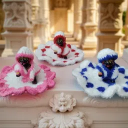 rudram Laddu Gopal Winter Dress Size 3 Woolen Clothes Khana ji Dress-picture-24