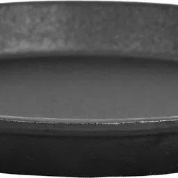 sma camel Cast iron Pre seasoned Mulbagal tawa/Adaikal/Fish frying pan 8 inches (20.32 cm) Fry Pan 20 cm diameter 1 L capacity image 3