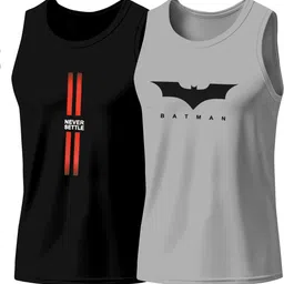 flicfol Pack of 2 Men Vest image 1