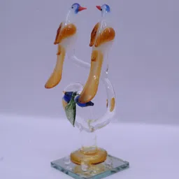 florensa Handcrafted Glass Bird Showpiece Decorative Showpiece - 15 cm image 4
