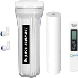 Housing Kit with TDS & EC Meter | 10-Inch Water Filter |For RO Water Purifier_3 Solid Filter Cartridge-image-20
