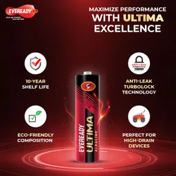 eveready 2015 AA | 400% Long Lasting | Highly Durable & Leak Proof Battery image 4