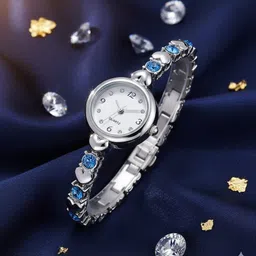 moover Analog Watch - For Women DMN-blu/slvr-j1 image 5