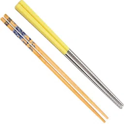 hichaki traders Chewing, Cooking, Decorative, Eating, Training Bamboo, Stainless Steel Chinese, Japanese, Korean, Vietnamese Chopstick image 1