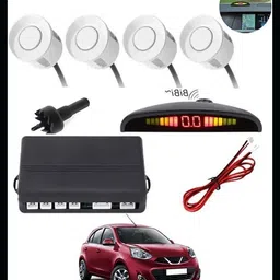 peeps store Car Premium 4 White Reverse Parking Sensor-AP25A779 Car Premium 4 White Reverse Parking Sensor-AP25A779 Parking Sensor-picture-33