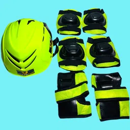 speedfox Cycling Protection Set 7 in 1 Medium SIZE 11-15YEAR black Skating Kit Cycling Helmet image 5