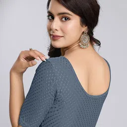 priyanak textiles Round Neck Women Blouse image 1