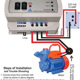 Me-TECH INNOVATIONS MOHALI Water Level Controller for (Sump) Basement water Tank (Model B-5000) Wired Sensor Security System image 4