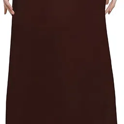 TrendingTrading Coffee & Firozi Saree Lehenga Petticoat for Women with Drawstring Pure Cotton Petticoat image 2