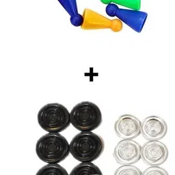 shiri CRYSTAL Carrom Coin & Ludo Coin Combo Set – Premium Quality Carrom Pawns-picture-11